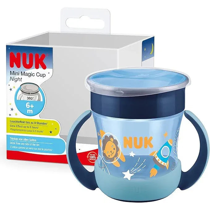 Nuk Mini Magic Cup Night Learning Mug 360 Handles 6 Months Plus 160ml - Gomix Brands Outlet
